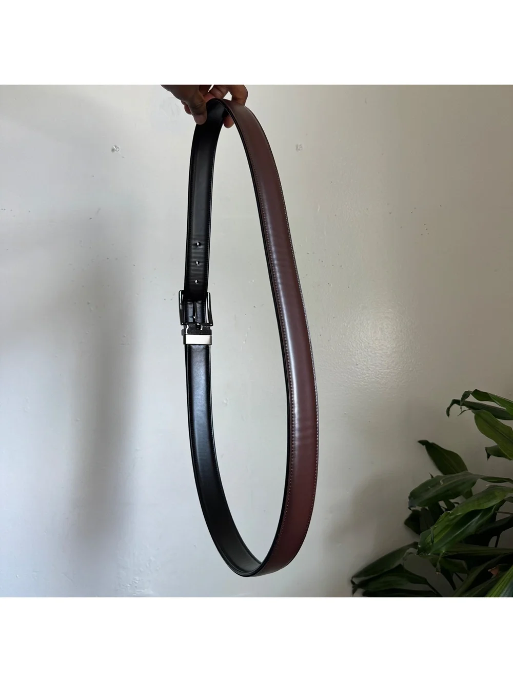 Genuine Dickies Reversible Belt Black Brown 2X 46-48 Big Tall Workwear